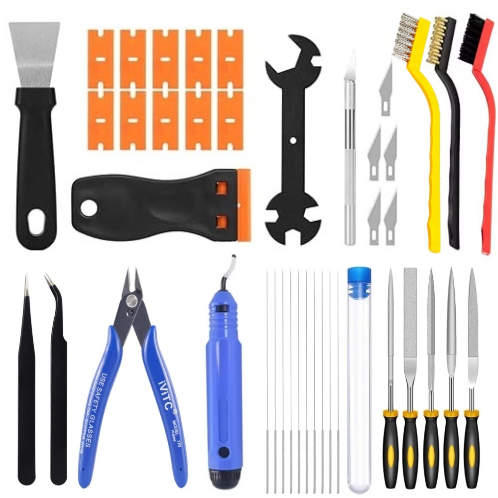 3D Printing File - 40PCS 3D Printer Tools, Scraper, Files,
