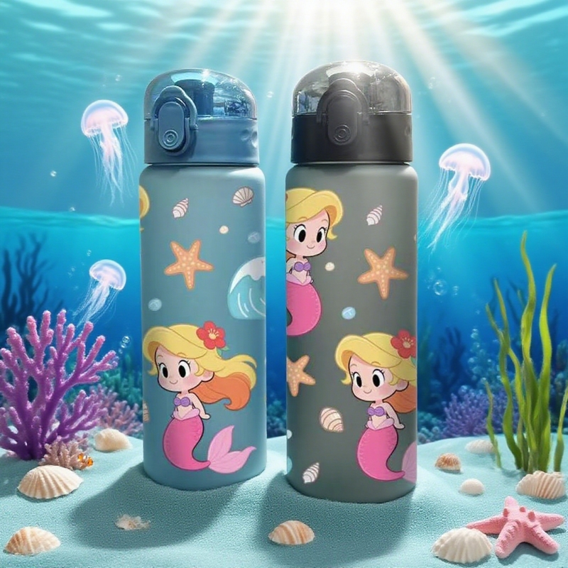 3D Printing Material - 3D Printed 780ML Mermaid Pattern Water