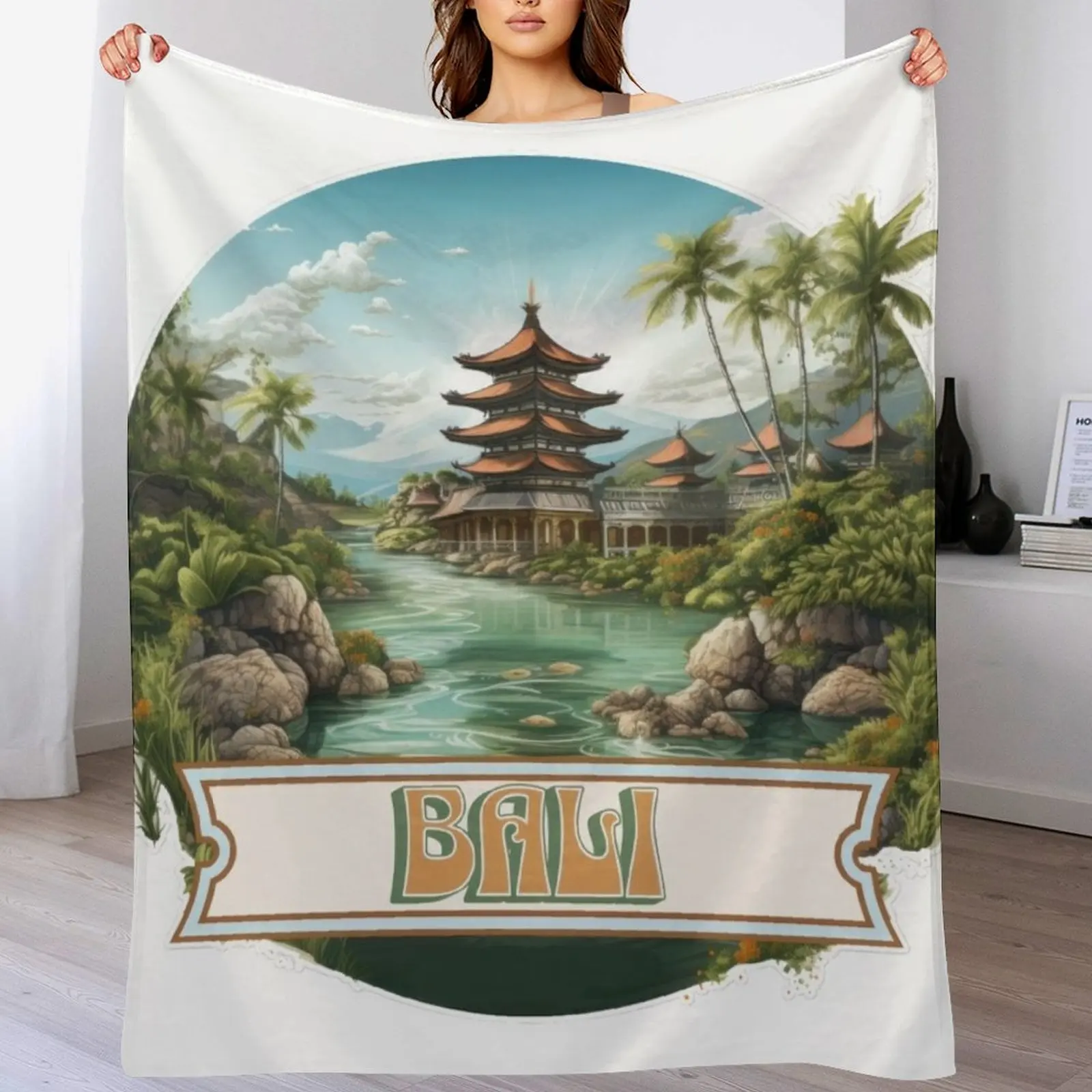 Bali Indonesia Throw Blanket V - огляд і ціна 3D Printing Bali