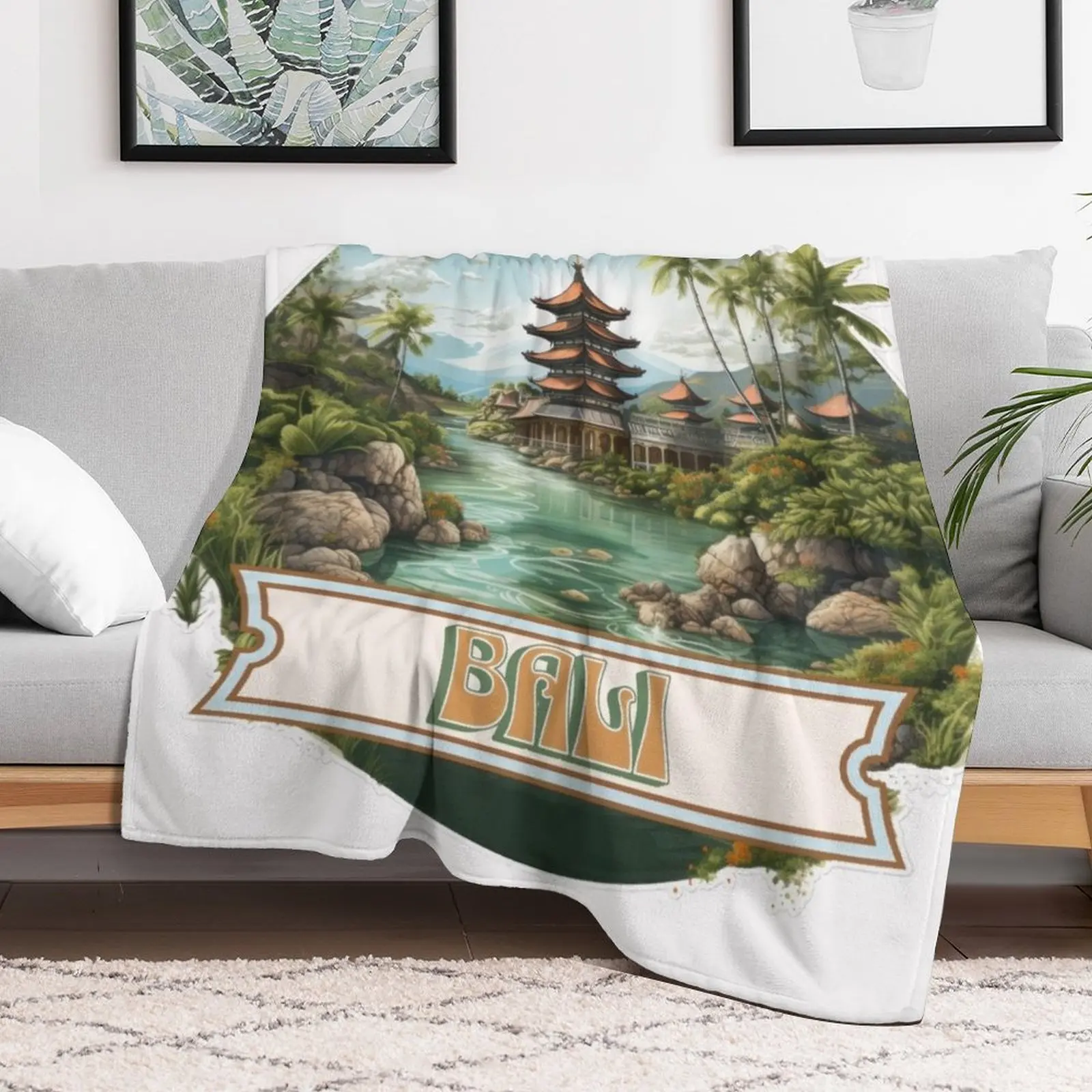 Bali Indonesia Throw Blanket V - огляд і ціна 3D Printing Bali
