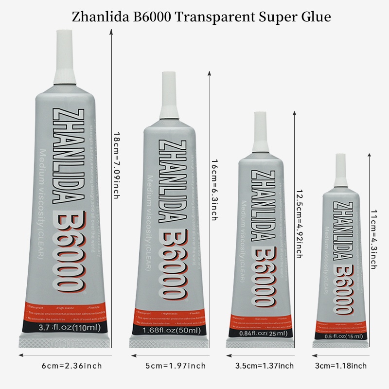 Zhanlida B6000 Clear Glue 15/5 - огляд і ціна 3D Printing Glue Stick
