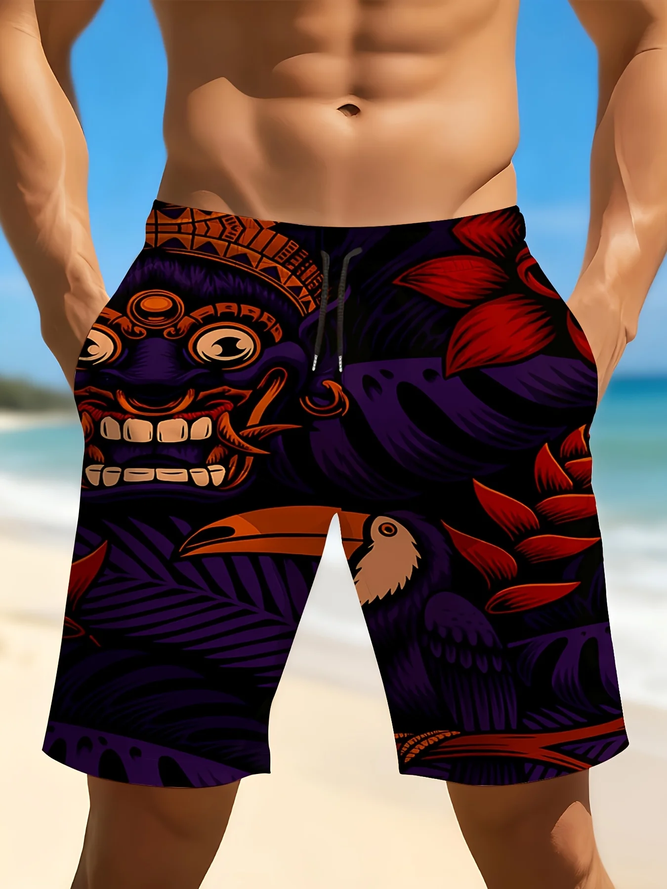 Men Bali Barong Mask Toucan Bi - огляд і ціна 3D Printing Bali