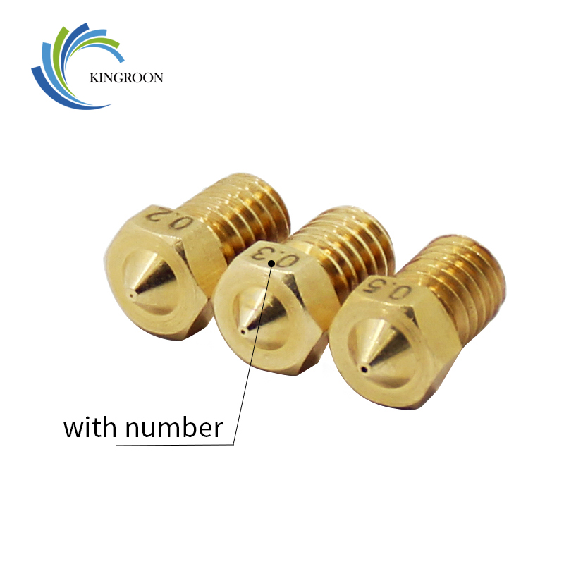 5pcs/lot V5 V6 Nozzle 0.2 0.25 - огляд і ціна 3D Printing Cnc