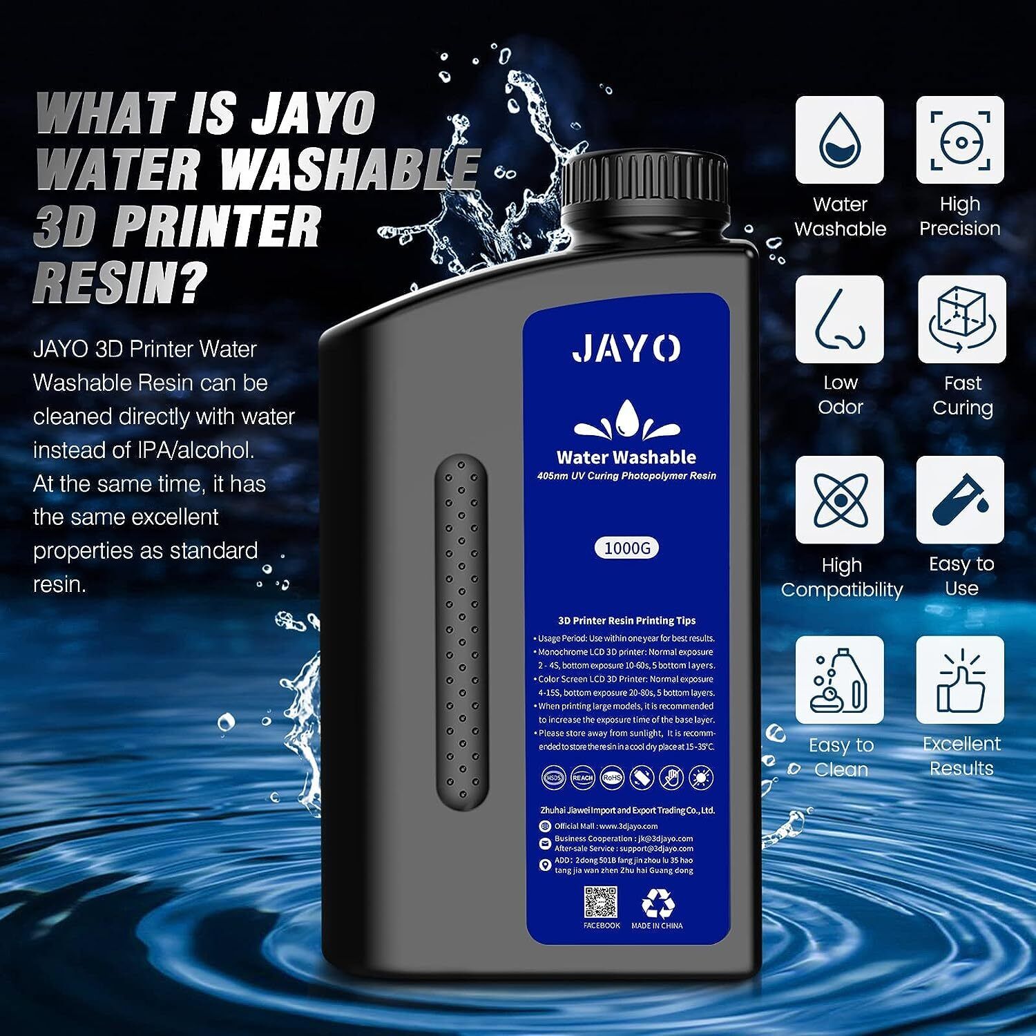 JAYO Standard /ABS-Like/ Water - огляд і ціна Glue For 3D Printing