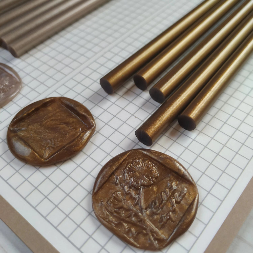 20Pcs/Lot Bronze Hot melt glue - огляд і ціна 3D Printing Glue Stick