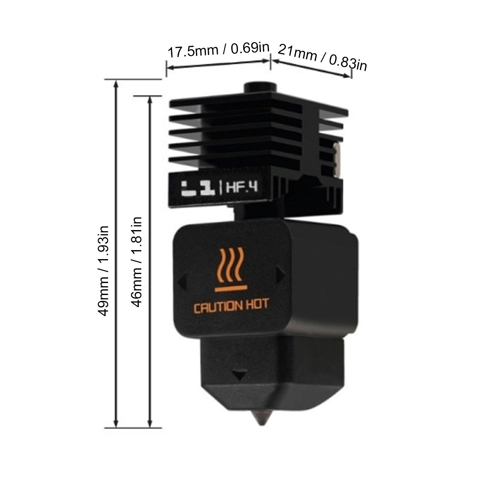 High Flow Hotend Replacement f - огляд і ціна 3D Printing Bambu