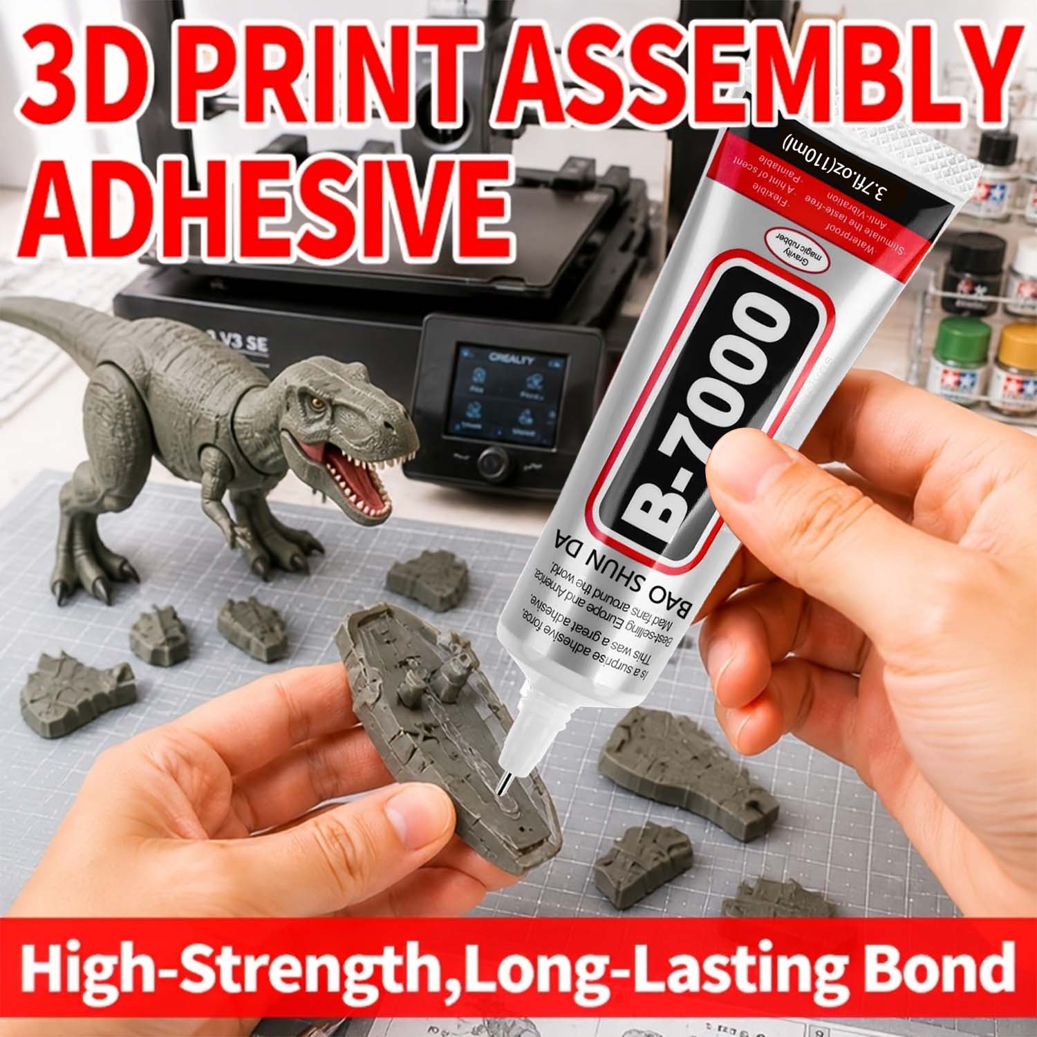 Quick Dry Transparent Adhesive - огляд і ціна 3D Printing Glue Stick