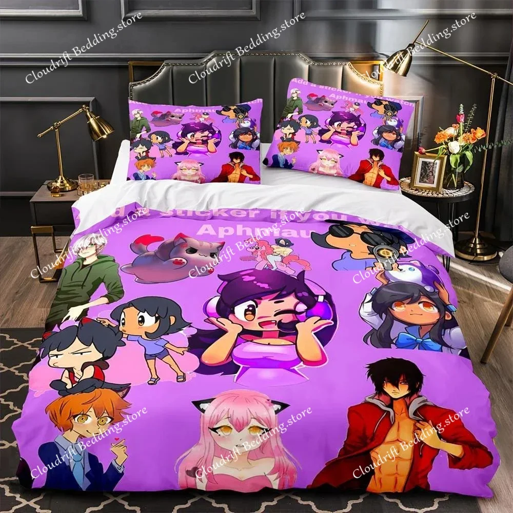Aphmau Bedding Set Bed Sheet S - огляд і ціна 3D Printing Aliexpress