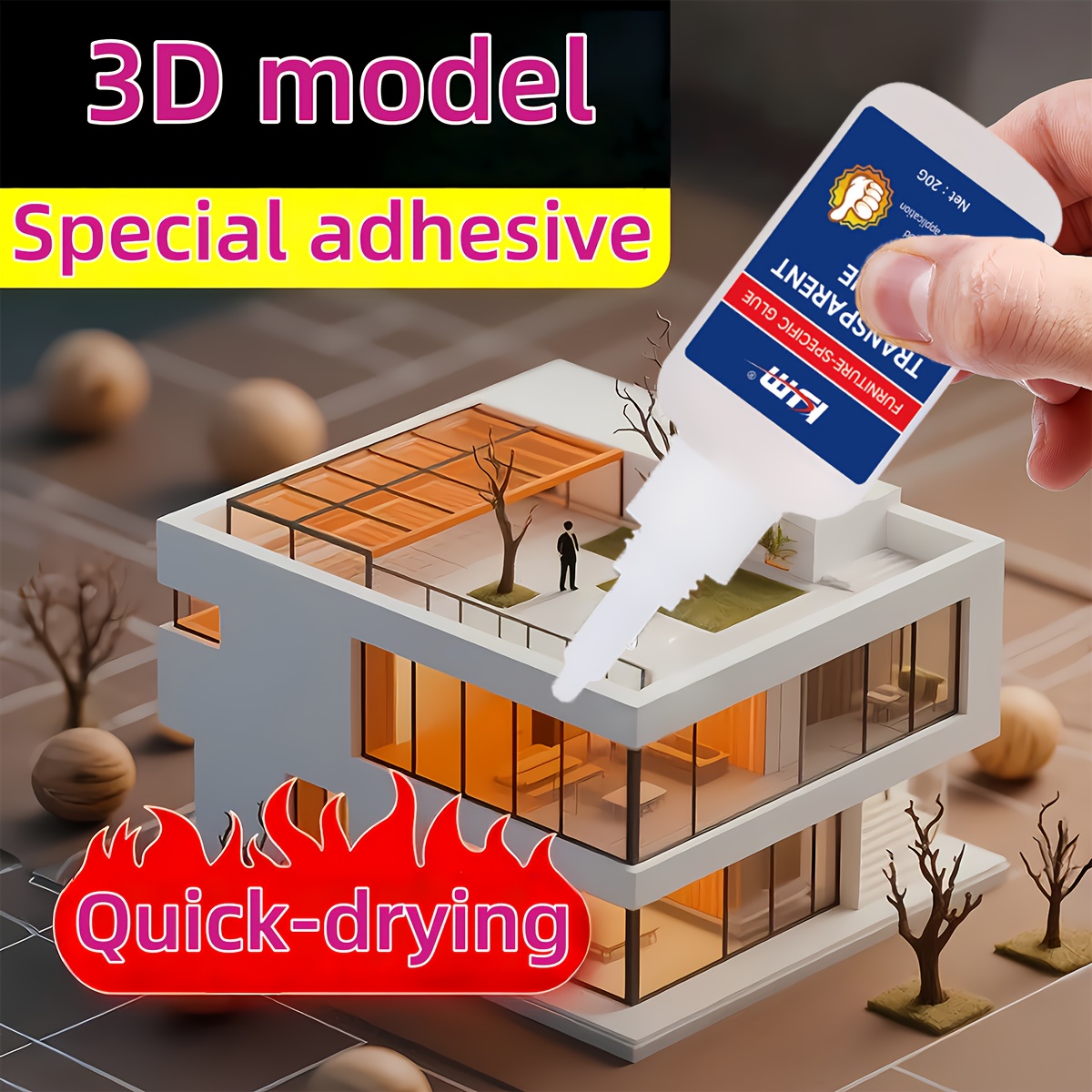 Quick Dry Transparent Adhesive - огляд і ціна 3D Printing Glue Stick