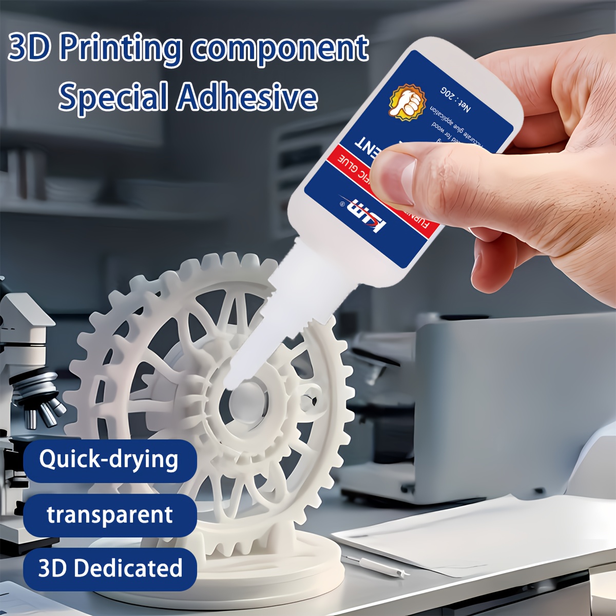 Quick Dry Transparent Adhesive - огляд і ціна 3D Printing Glue Stick
