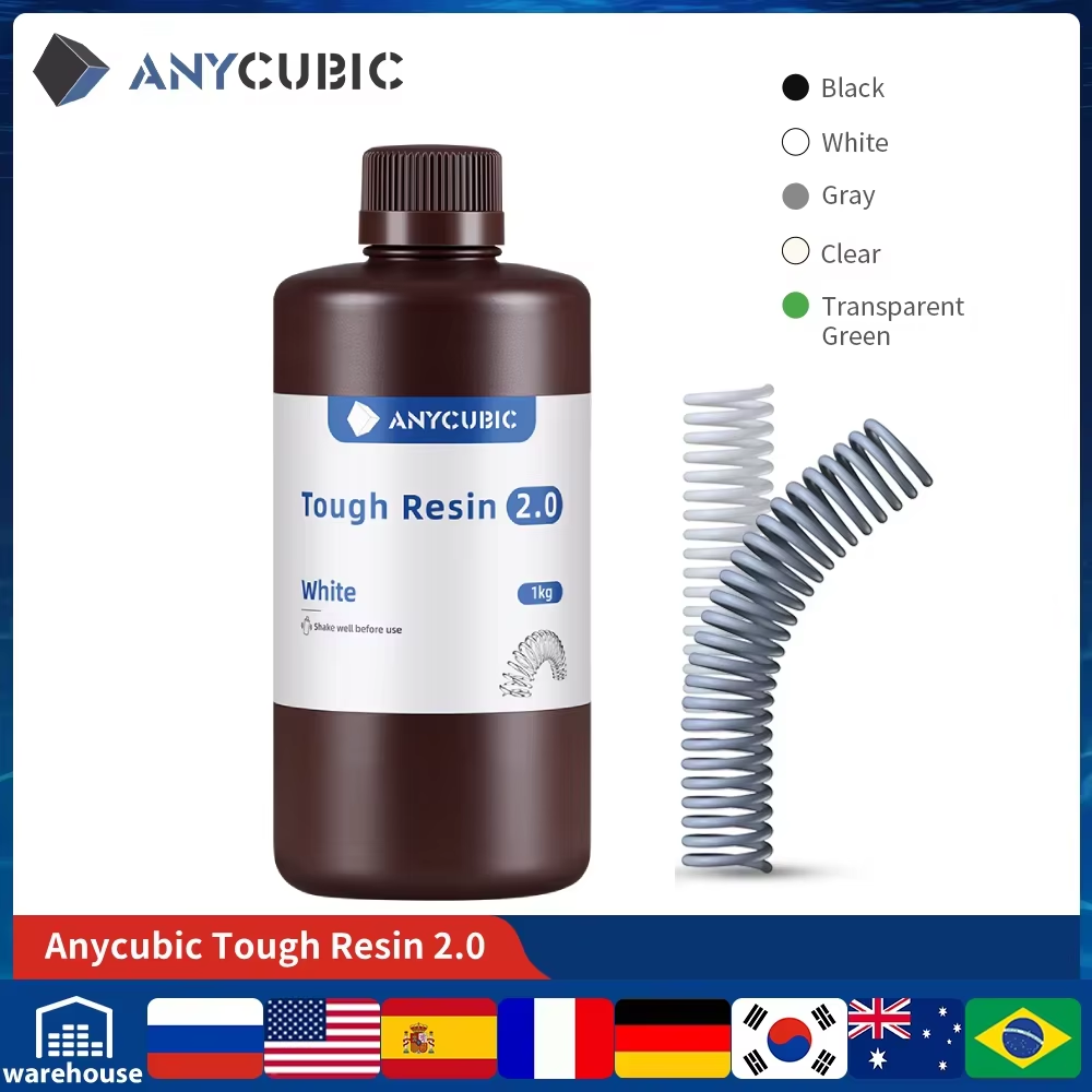 ANYCUBIC Flexible Tough Resin  - огляд і ціна Glue For 3D Printing