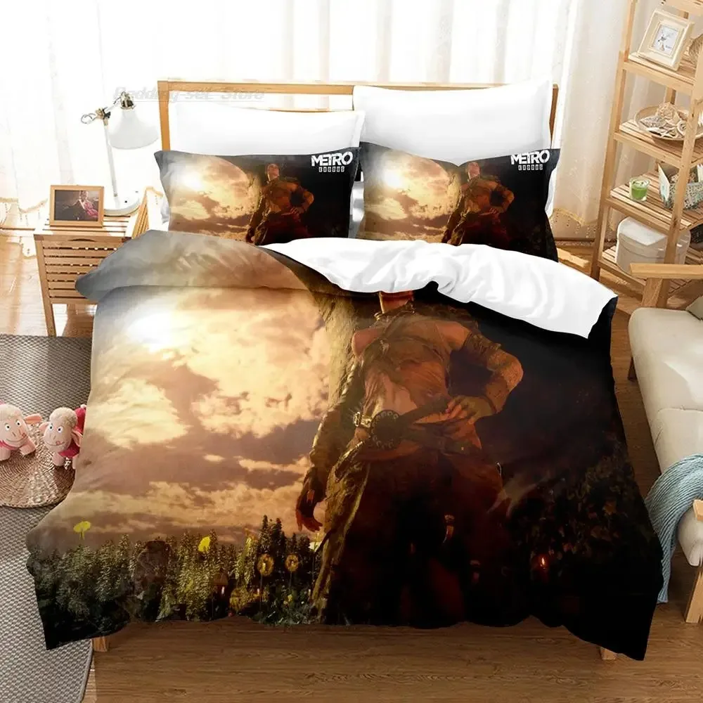 Metro exodus Bedding Set Singl - огляд і ціна 3D Printing Aliexpress
