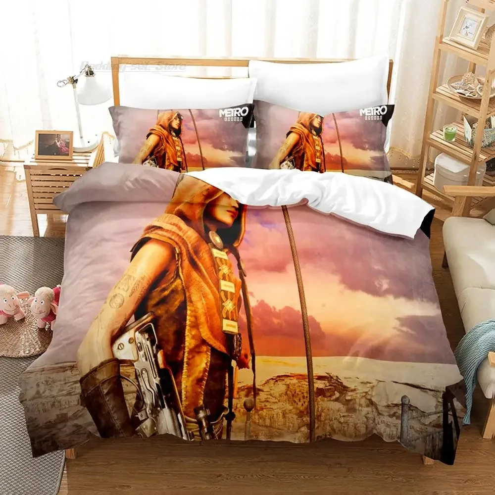 Metro exodus Bedding Set Singl - огляд і ціна 3D Printing Aliexpress