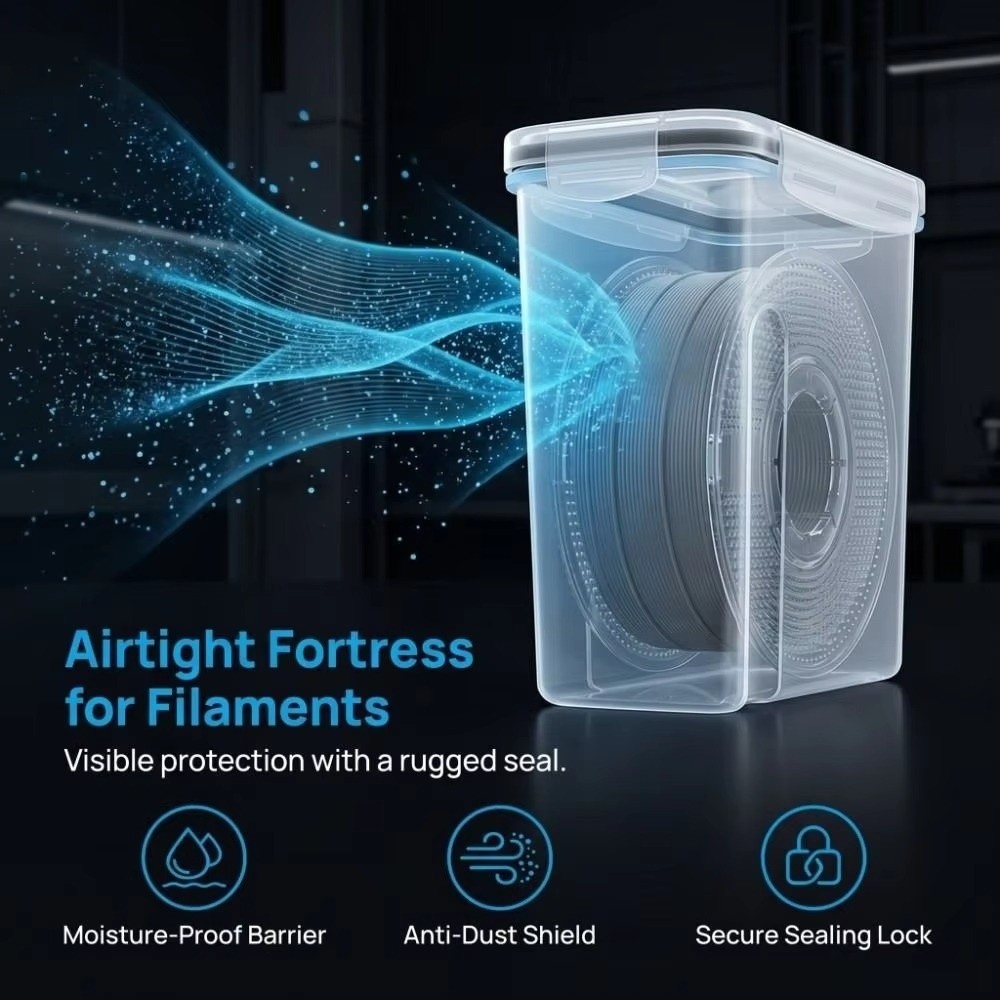 Transparent Filament Container - огляд і ціна 3D Printing For Medical