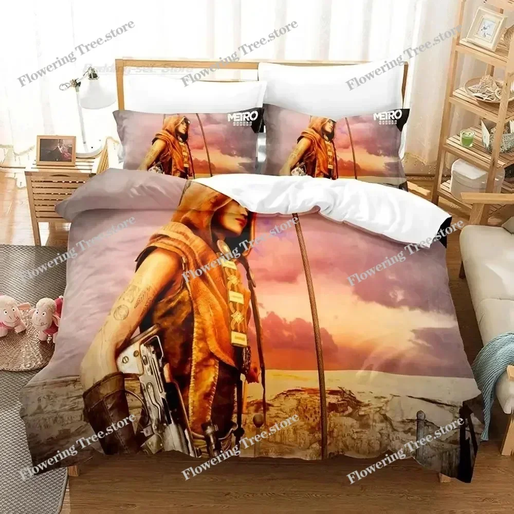 Metro exodus Bedding Set Singl - огляд і ціна 3D Printing Aliexpress