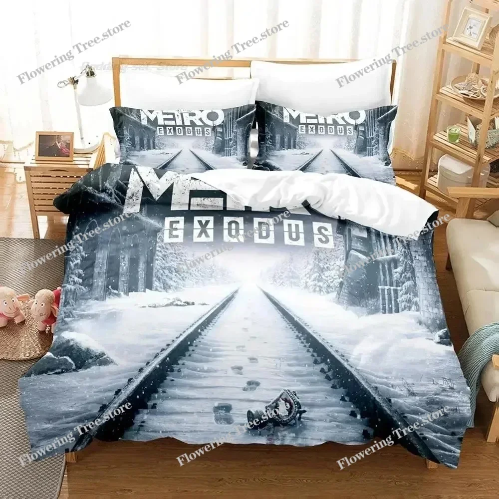 Metro exodus Bedding Set Singl - огляд і ціна 3D Printing Aliexpress