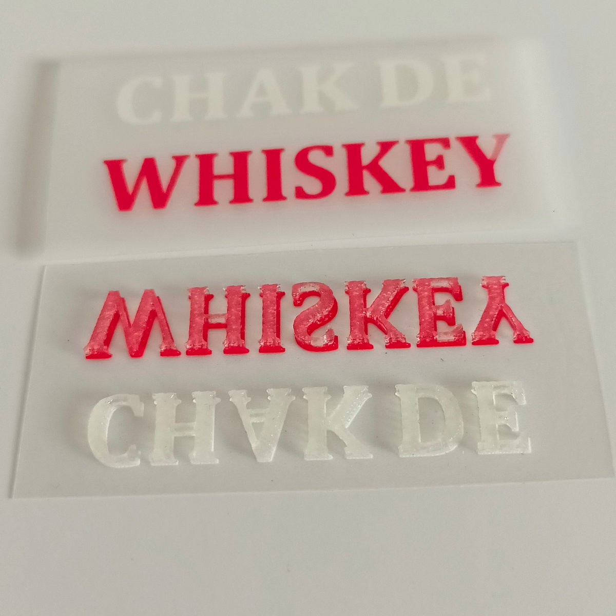 Custom Labels 3D Embossed Floc - огляд і ціна 3D Printing Logo
