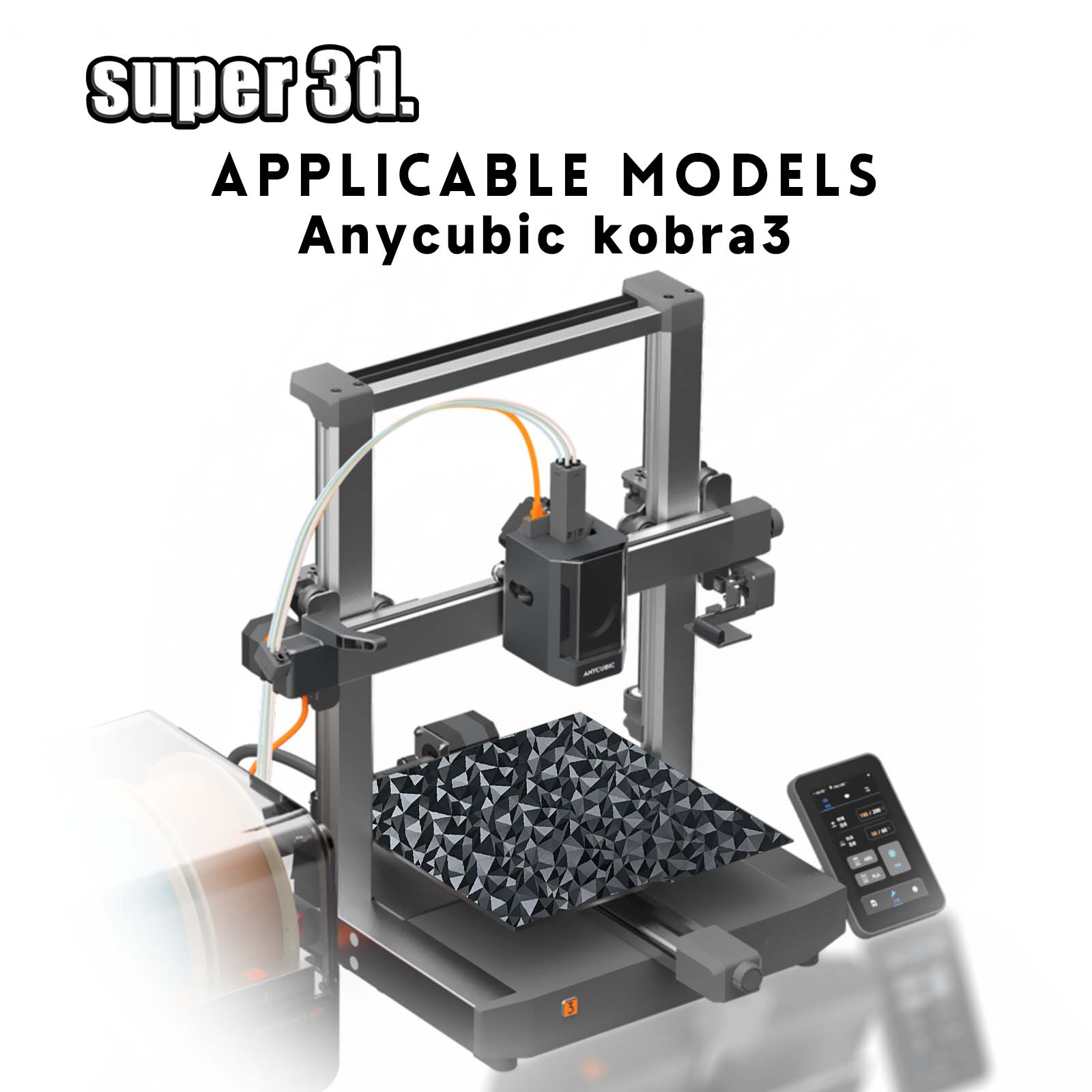 For Kobra 3 Build Plate Double - огляд і ціна 3D Printer Bed Spring