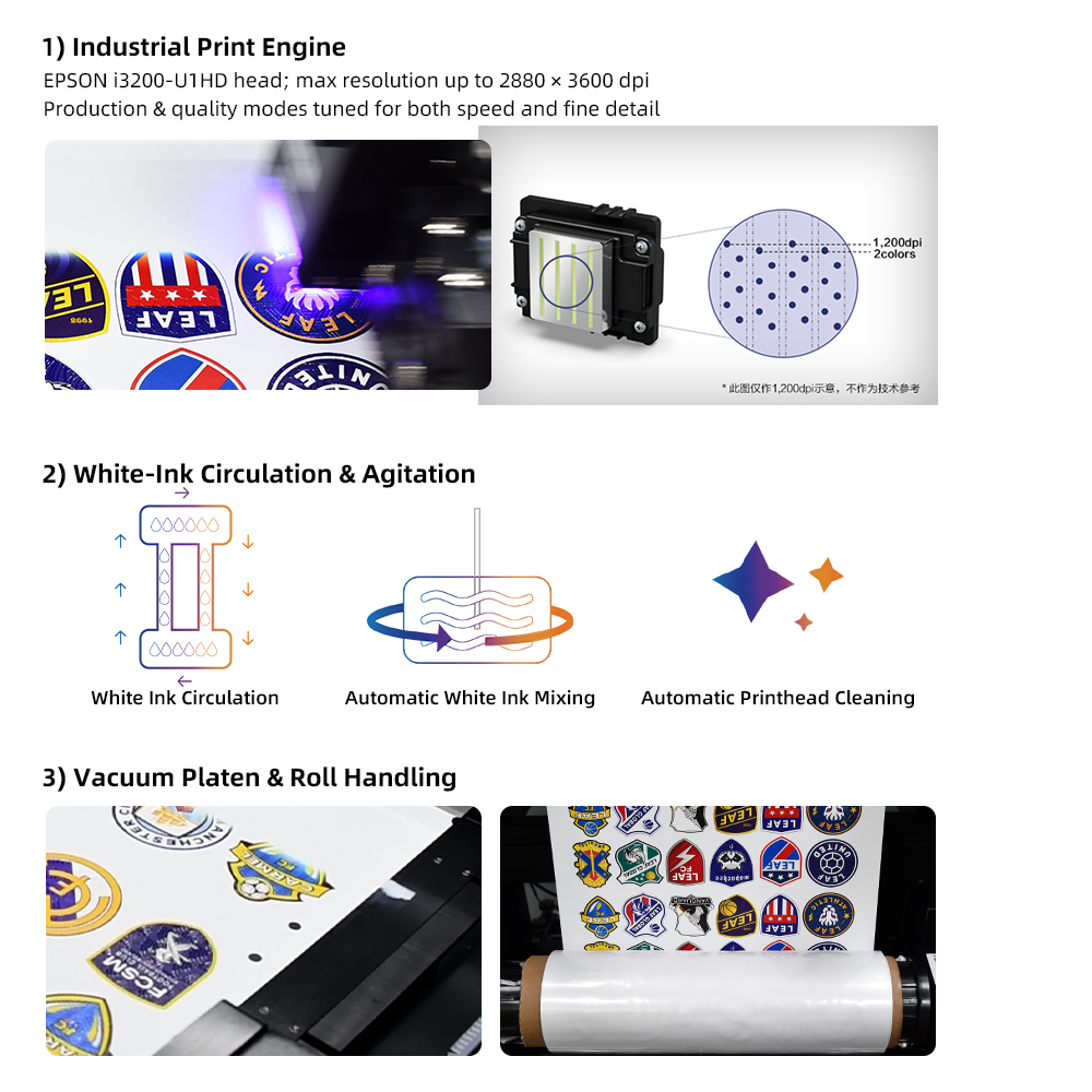LEAF UV DTF Label Printer I320 - огляд і ціна 3D Printing Logo
