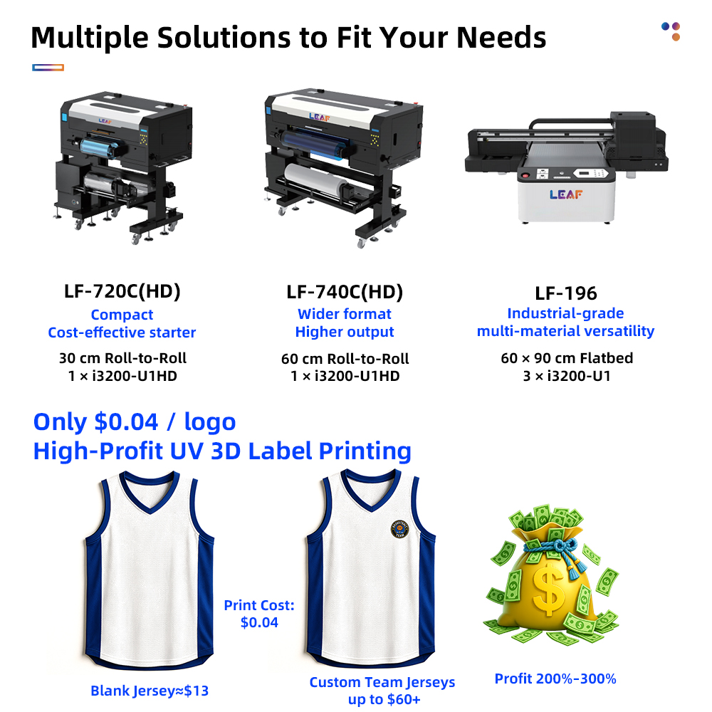 LEAF UV DTF Label Printer I320 - огляд і ціна 3D Printing Logo