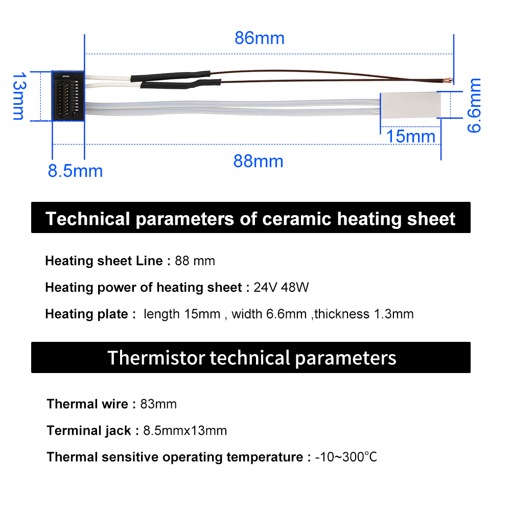 For Bambu Lab P1S P1P Thermist - огляд і ціна 3D Printing Bambu