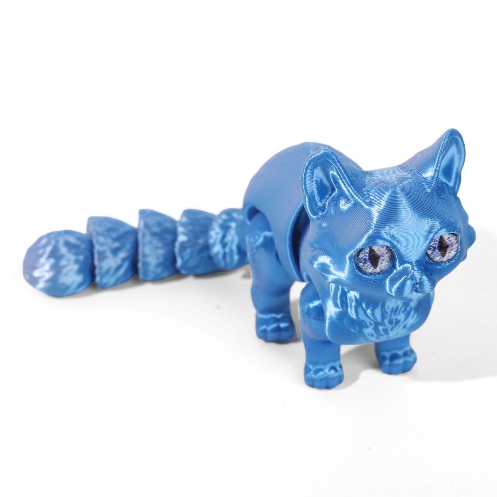 Big Eyes 3D Printed Cat Model  - огляд і ціна 3D Printing Material